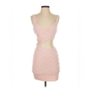 Oh Polly Blush Pink Backless Dress